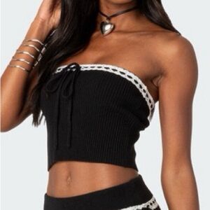 edikted black tube top